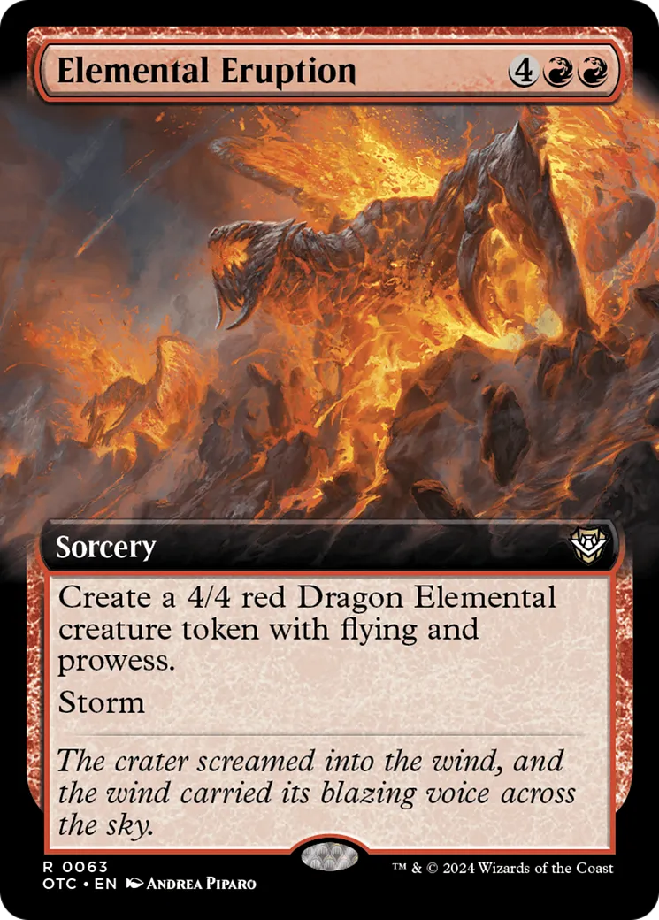 Elemental Eruption — Outlaws of Thunder Junction Commander — Magic: The Gathering