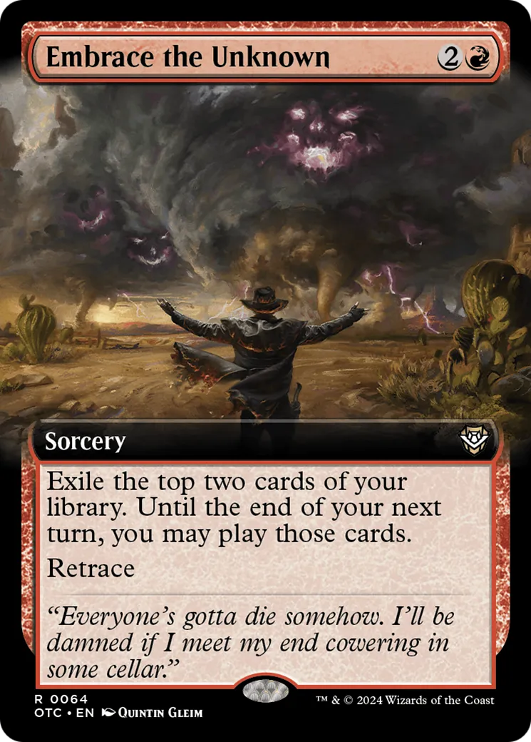 Embrace the Unknown — Outlaws of Thunder Junction Commander — Magic: The Gathering