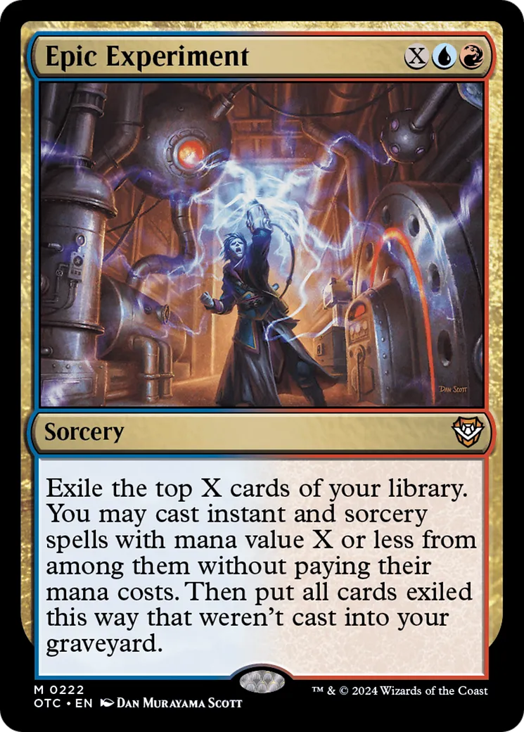 Epic Experiment — Outlaws of Thunder Junction Commander — Magic: The Gathering