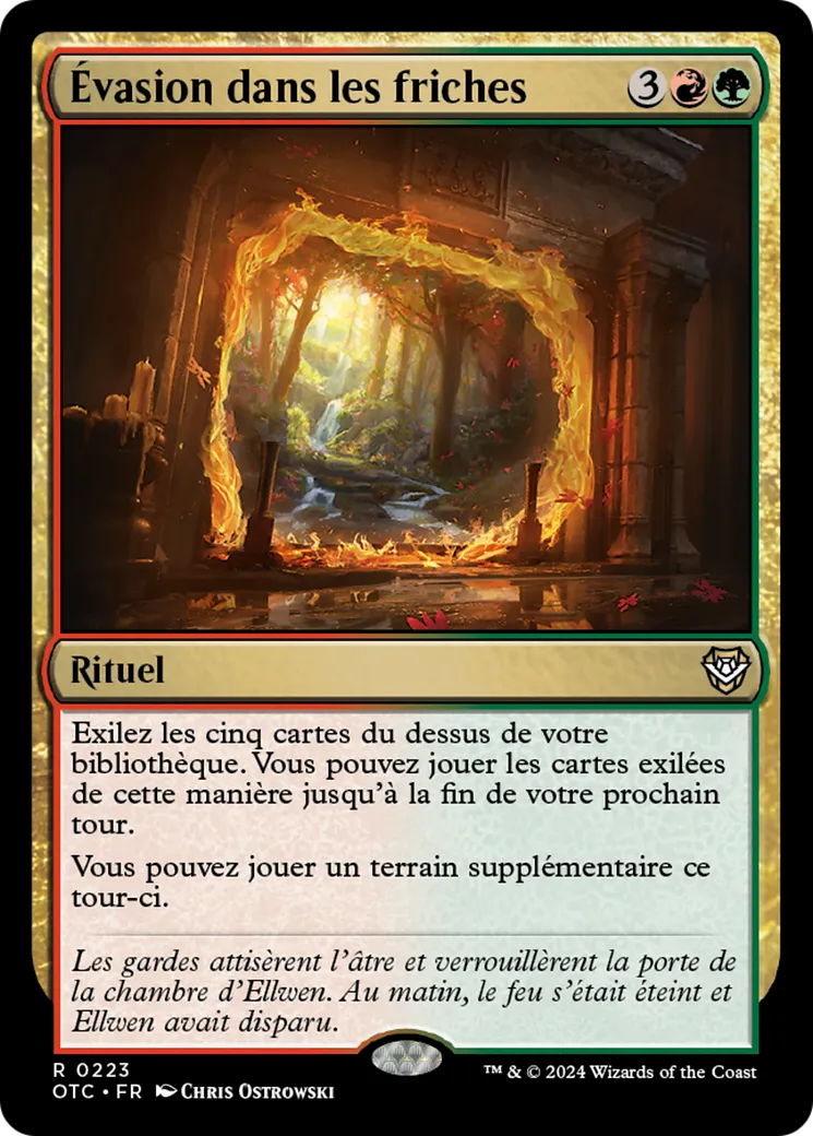 Évasion dans les friches — Outlaws of Thunder Junction Commander — Magic: The Gathering