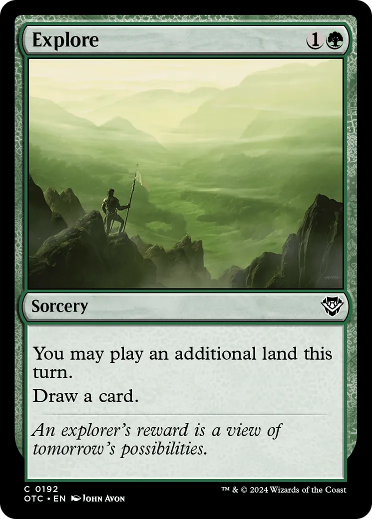 Explore — Outlaws of Thunder Junction Commander — Magic: The Gathering