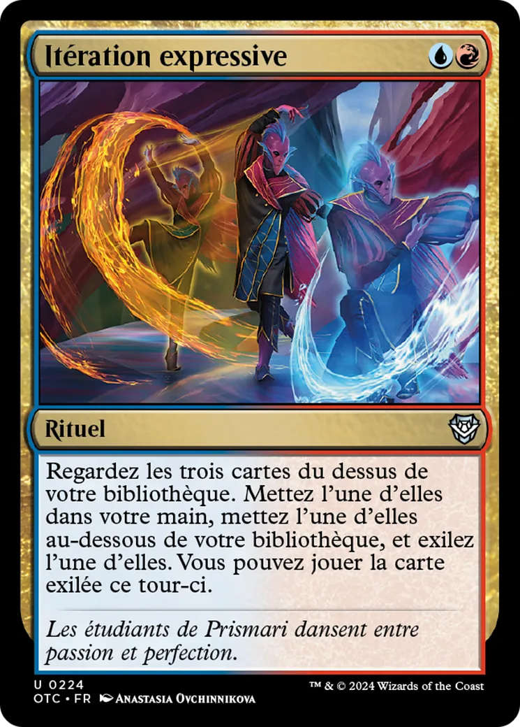 Itération expressive — Outlaws of Thunder Junction Commander — Magic: The Gathering
