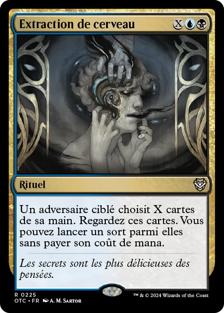 Extraction de cerveau — Outlaws of Thunder Junction Commander — Magic: The Gathering