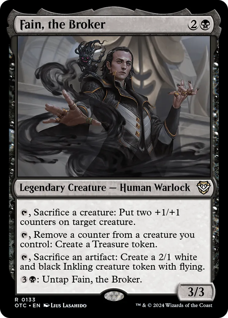 Fain, the Broker — Outlaws of Thunder Junction Commander — Magic: The Gathering