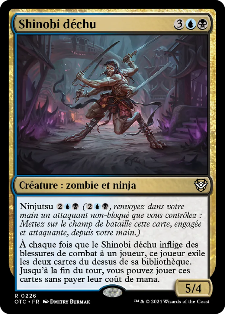 Shinobi déchu — Outlaws of Thunder Junction Commander — Magic: The Gathering