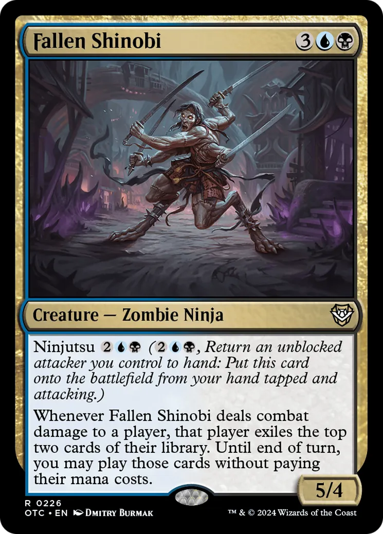 Fallen Shinobi — Outlaws of Thunder Junction Commander — Magic: The Gathering