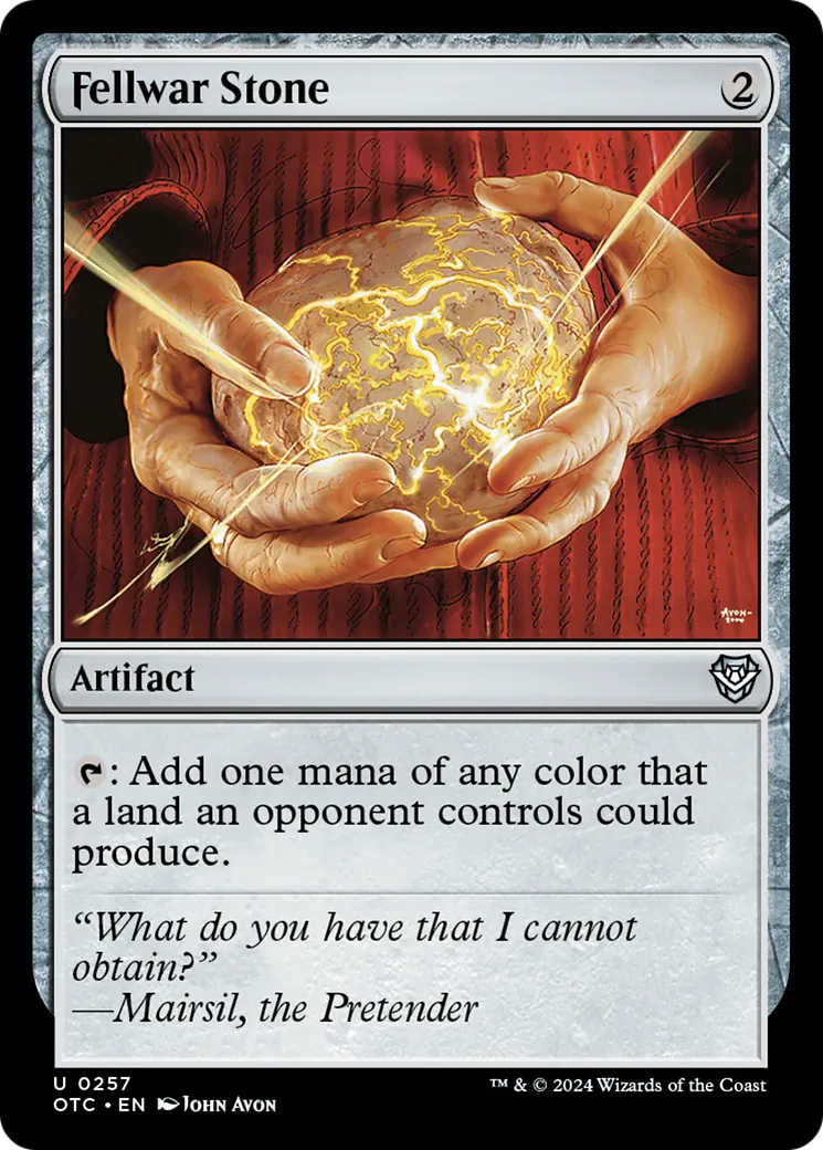 Fellwar Stone — Outlaws of Thunder Junction Commander — Magic: The Gathering