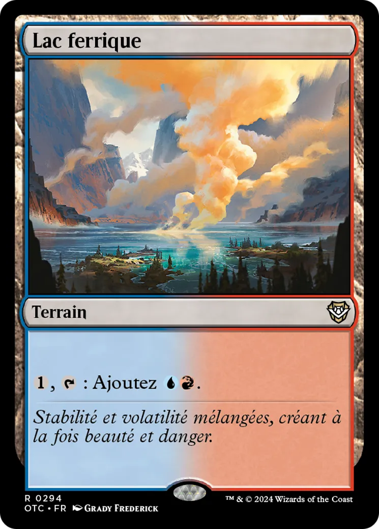 Lac ferrique — Outlaws of Thunder Junction Commander — Magic: The Gathering
