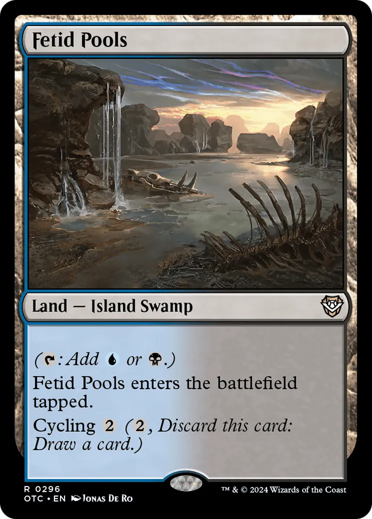 Fetid Pools — Outlaws of Thunder Junction Commander — Magic: The Gathering