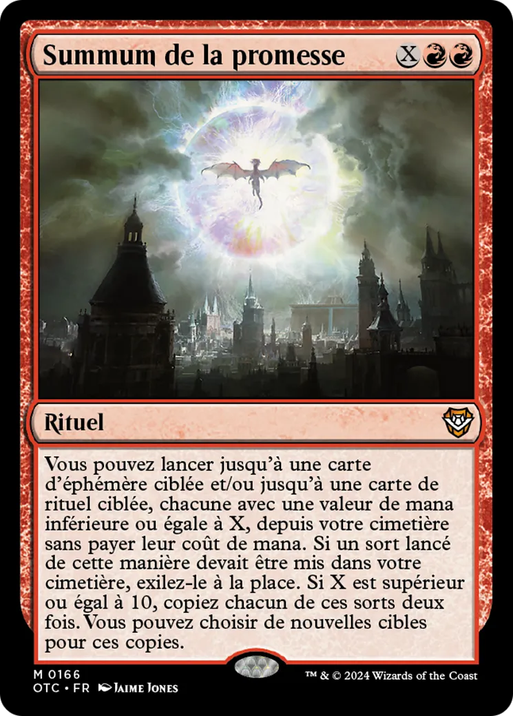 Summum de la promesse — Outlaws of Thunder Junction Commander — Magic: The Gathering