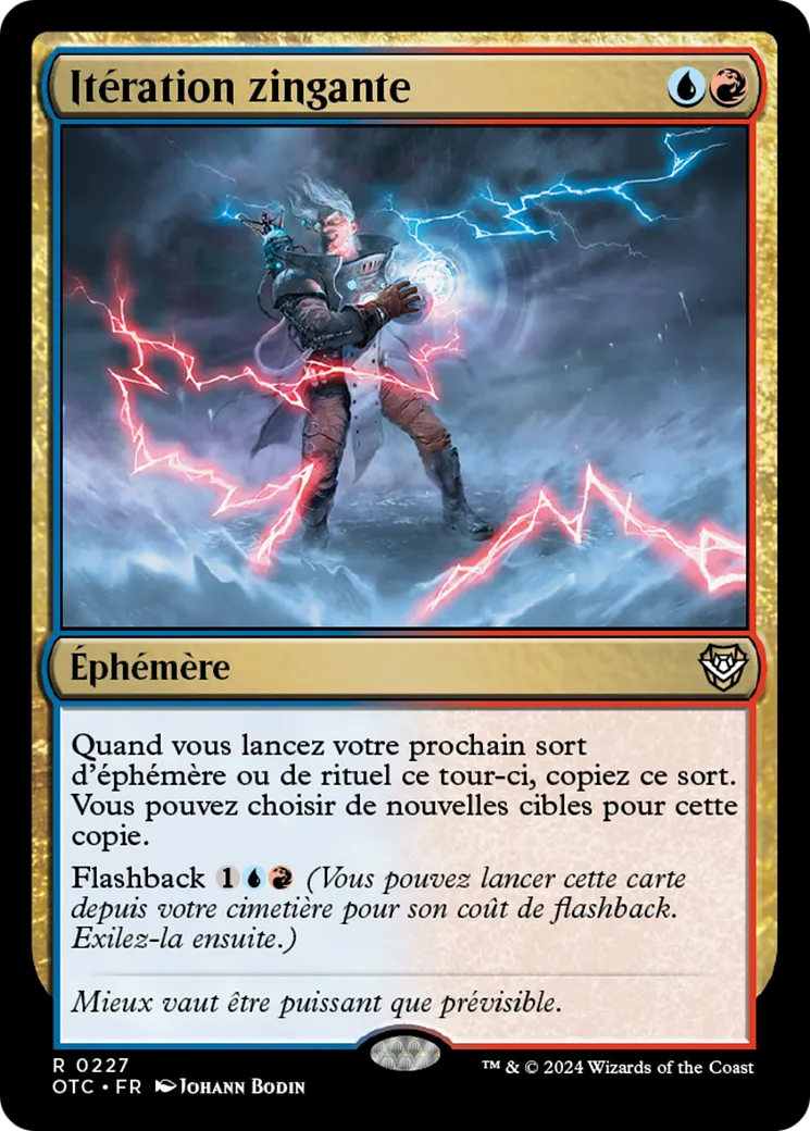 Itération zingante — Outlaws of Thunder Junction Commander — Magic: The Gathering