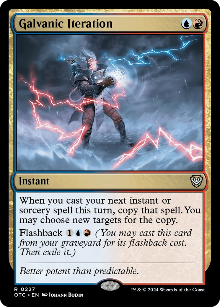 Galvanic Iteration — Outlaws of Thunder Junction Commander — Magic: The Gathering