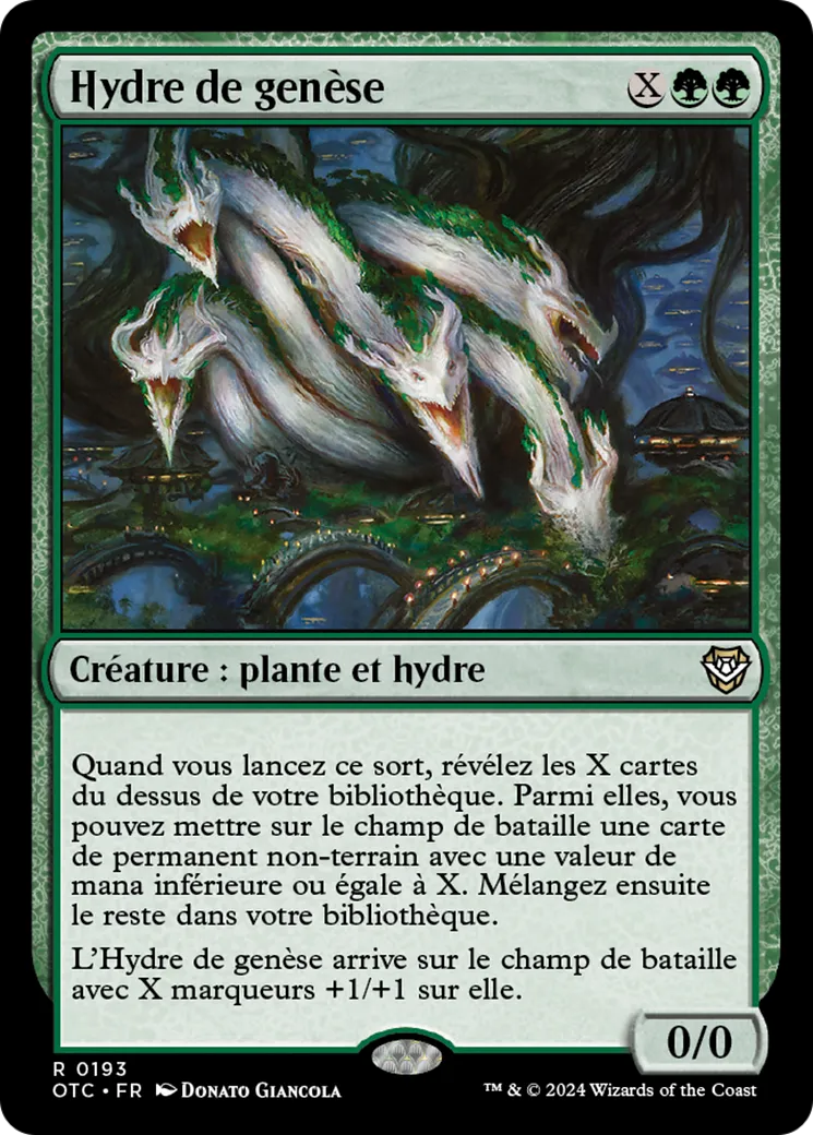 Hydre de genèse — Outlaws of Thunder Junction Commander — Magic: The Gathering