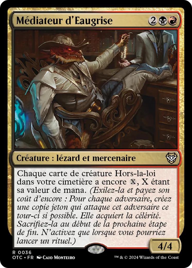 Médiateur d'Eaugrise — Outlaws of Thunder Junction Commander — Magic: The Gathering