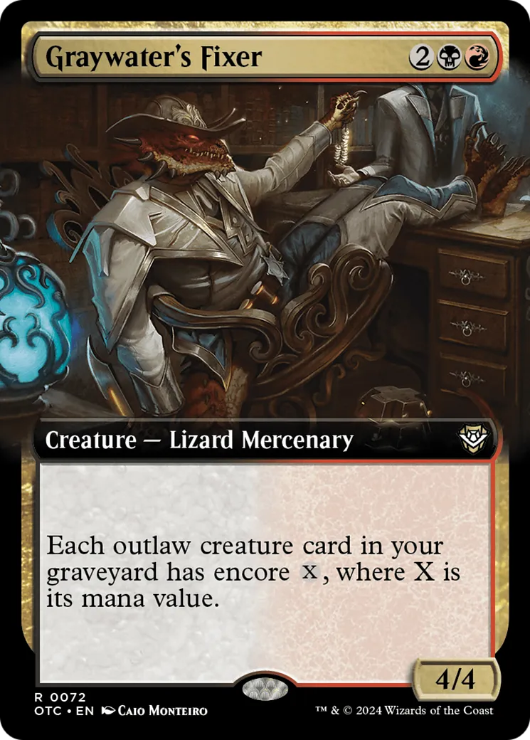 Graywater's Fixer — Outlaws of Thunder Junction Commander — Magic: The Gathering