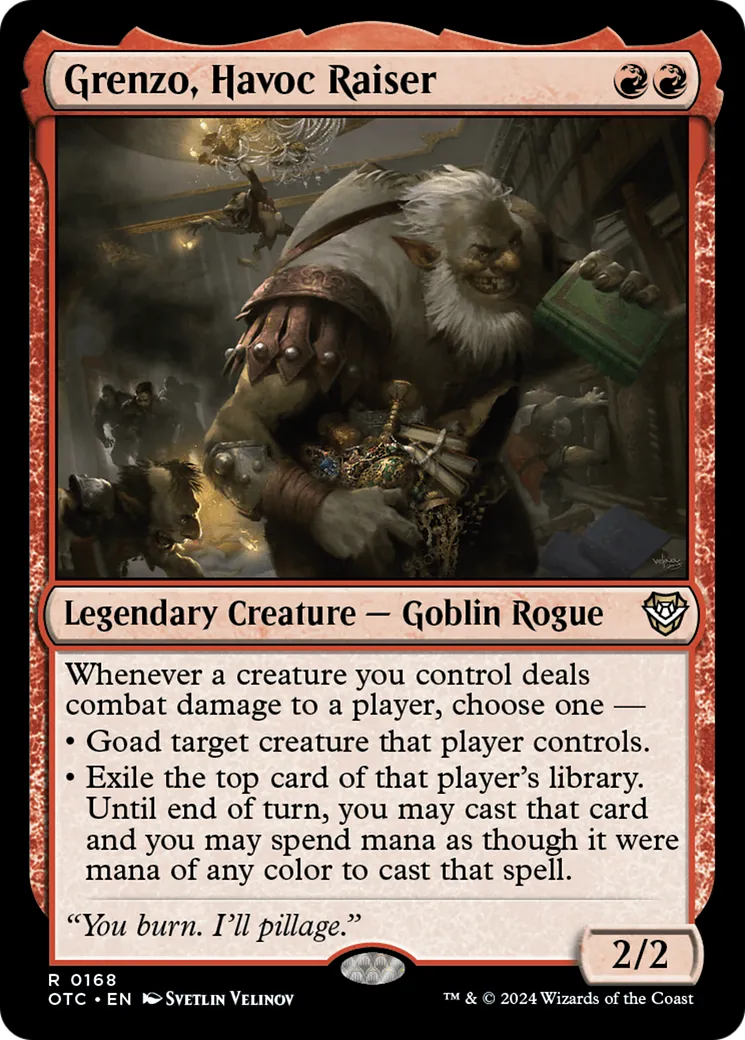 Grenzo, Havoc Raiser — Outlaws of Thunder Junction Commander — Magic: The Gathering