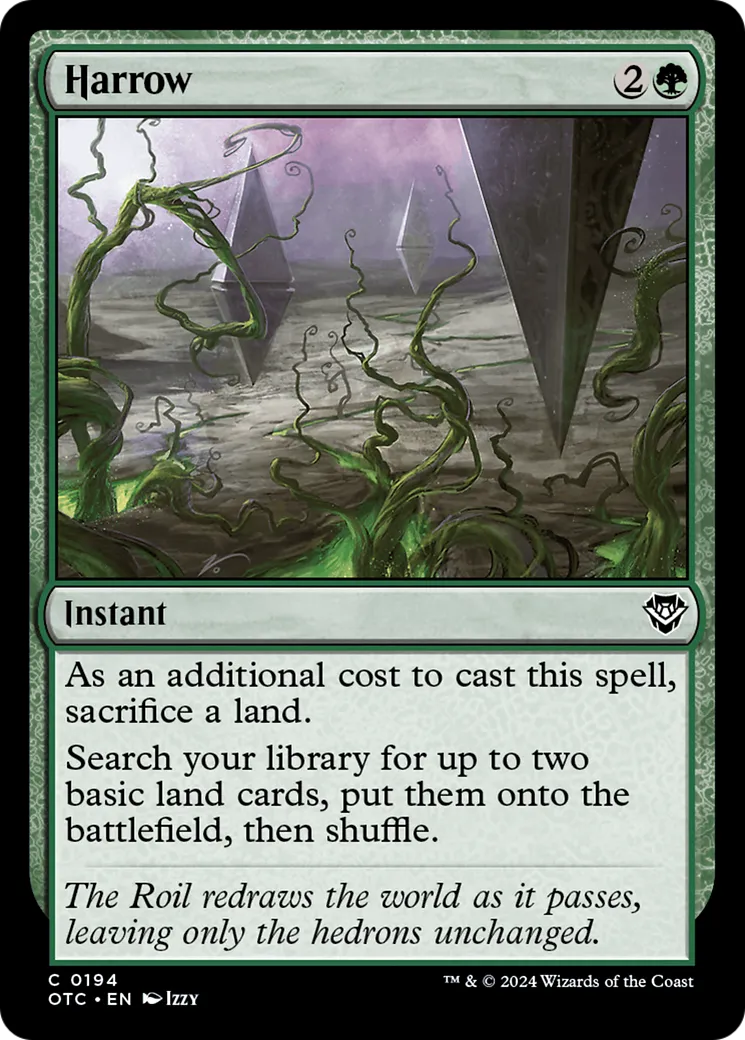 Harrow — Outlaws of Thunder Junction Commander — Magic: The Gathering