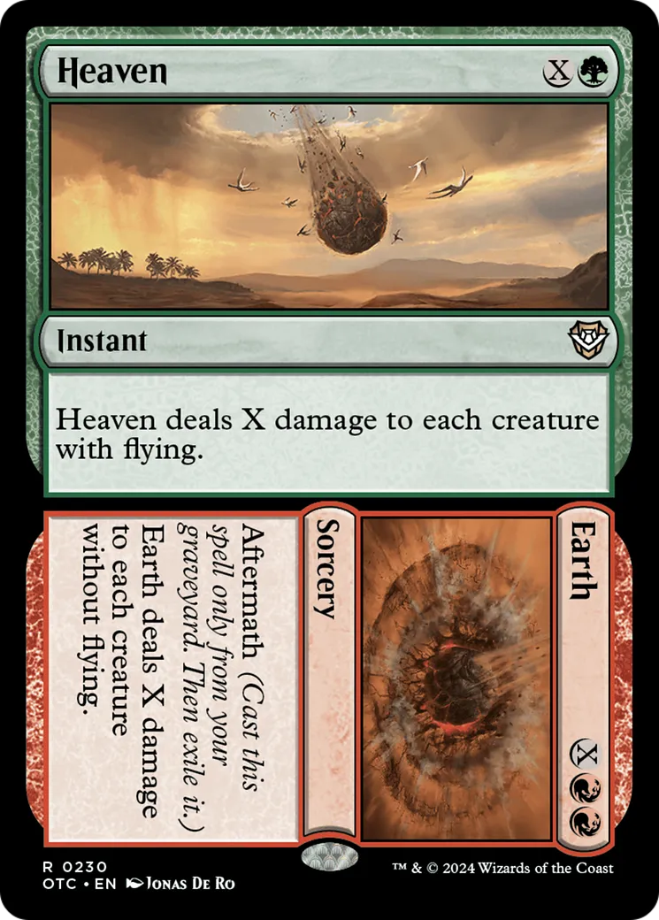Heaven // Earth — Outlaws of Thunder Junction Commander — Magic: The Gathering