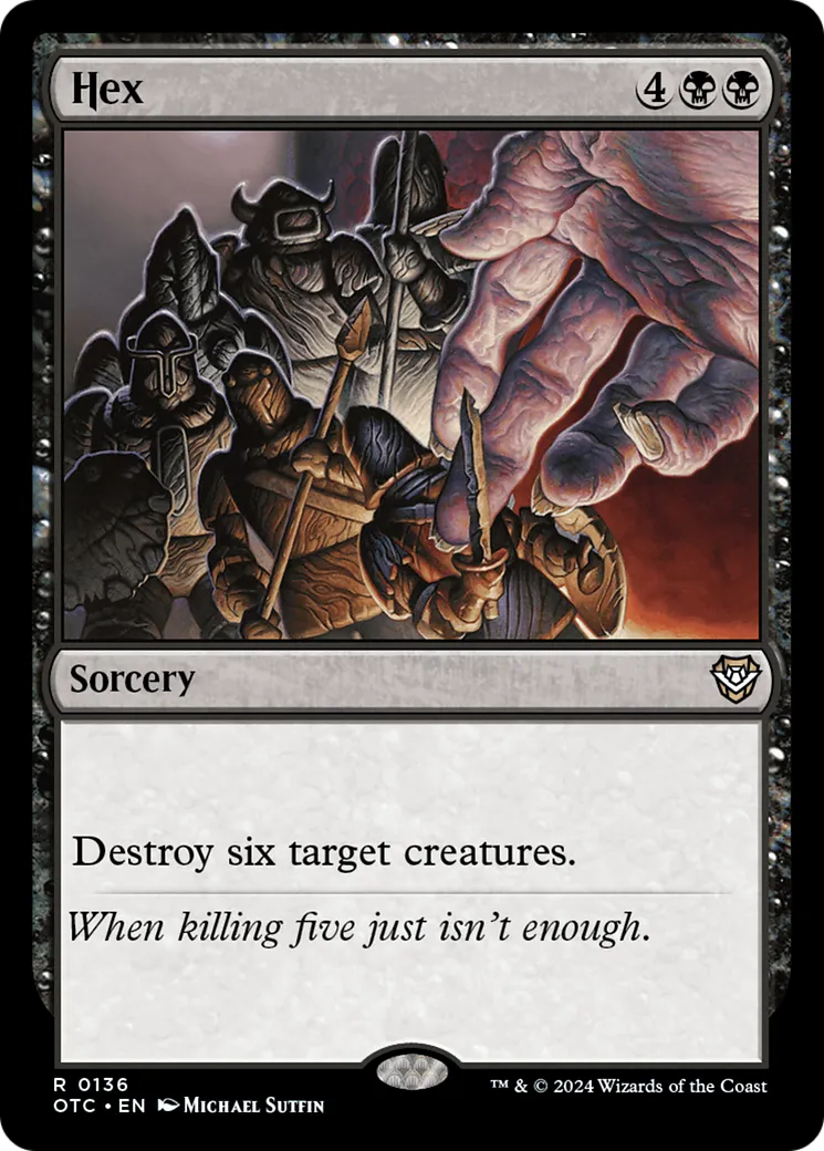 Maléfice hexagonal — Outlaws of Thunder Junction Commander — Magic: The Gathering