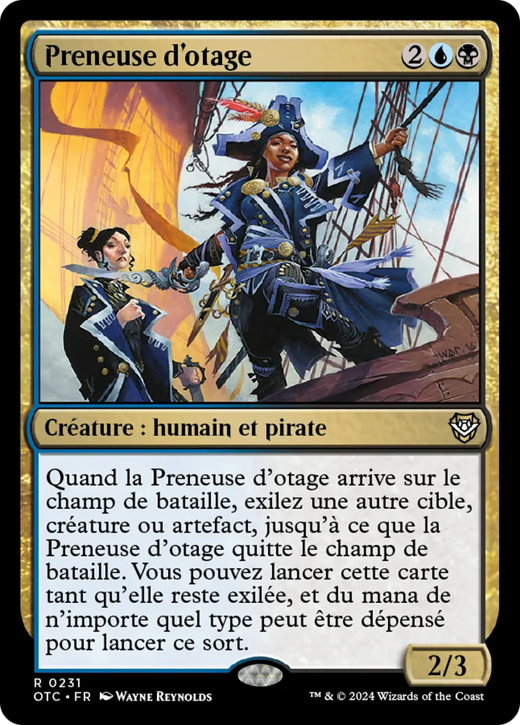 Preneuse d'otage — Outlaws of Thunder Junction Commander — Magic: The Gathering