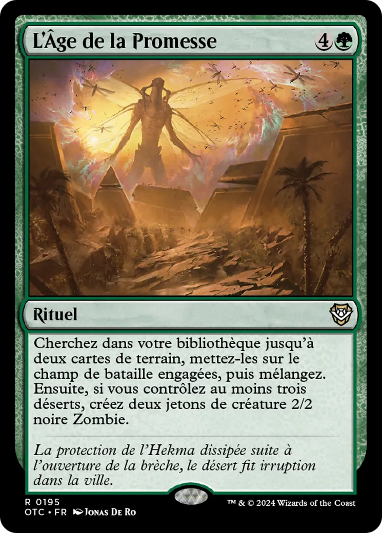 L'Âge de la Promesse — Outlaws of Thunder Junction Commander — Magic: The Gathering