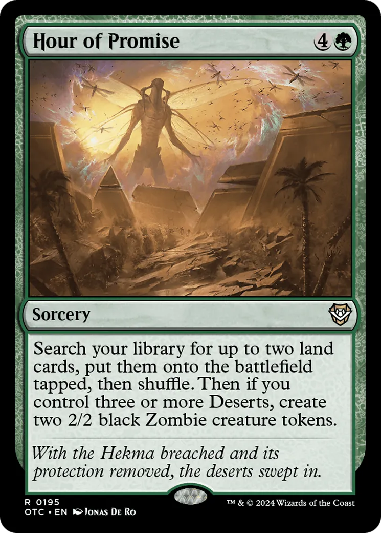Hour of Promise — Outlaws of Thunder Junction Commander — Magic: The Gathering
