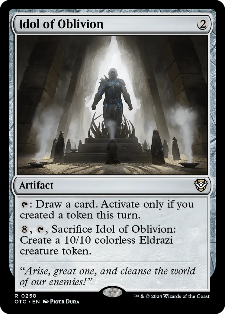Idol of Oblivion — Outlaws of Thunder Junction Commander — Magic: The Gathering
