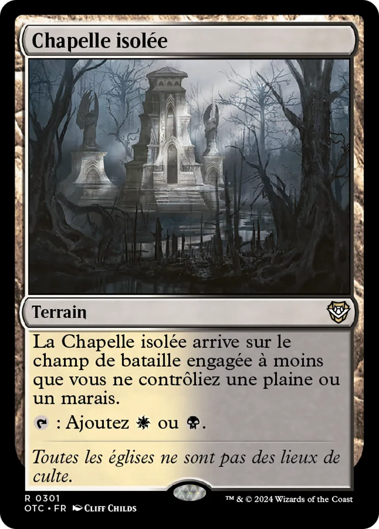 Chapelle isolée — Outlaws of Thunder Junction Commander — Magic: The Gathering