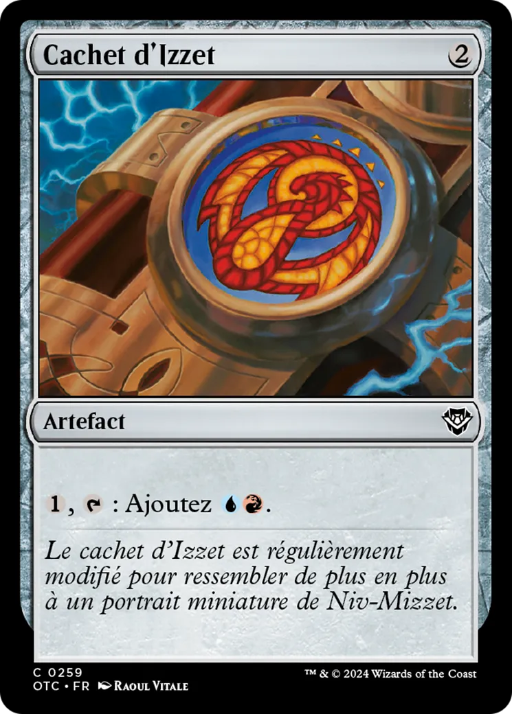 Cachet d'Izzet — Outlaws of Thunder Junction Commander — Magic: The Gathering