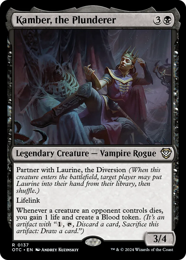 Kamber, the Plunderer — Outlaws of Thunder Junction Commander — Magic: The Gathering
