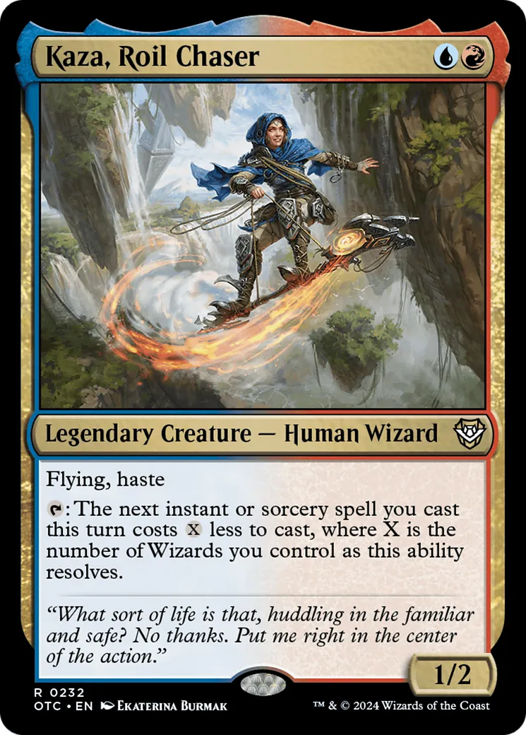 Kaza, Roil Chaser — Outlaws of Thunder Junction Commander — Magic: The Gathering