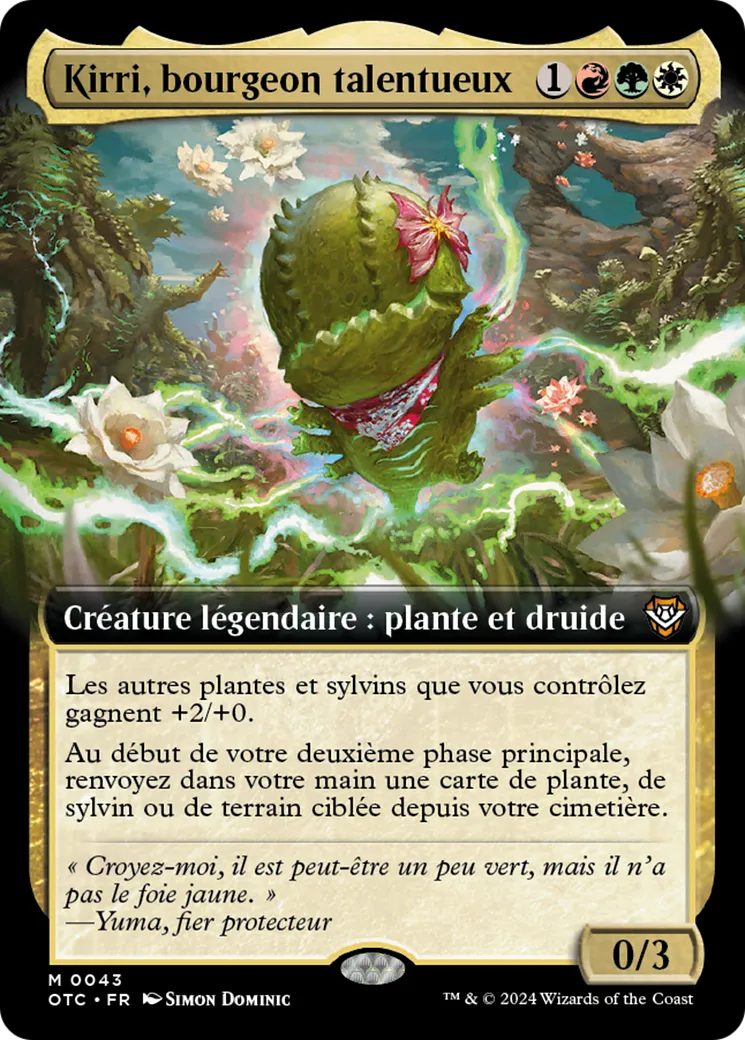 Kirri, bourgeon talentueux — Outlaws of Thunder Junction Commander — Magic: The Gathering