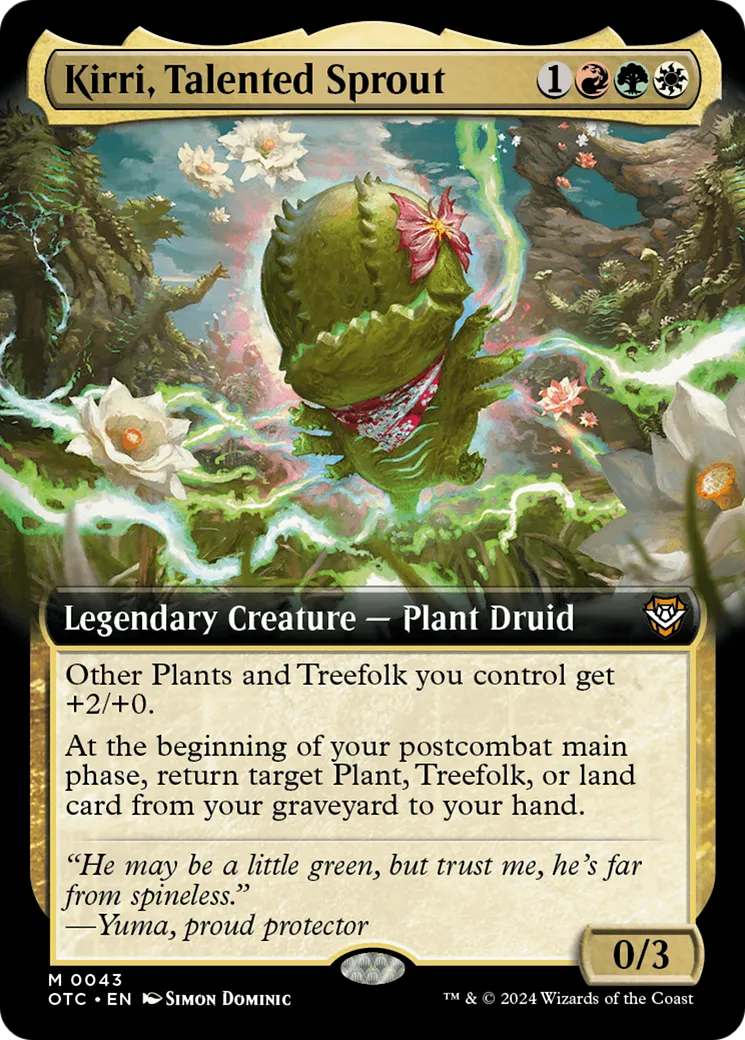Kirri, Talented Sprout — Outlaws of Thunder Junction Commander — Magic: The Gathering