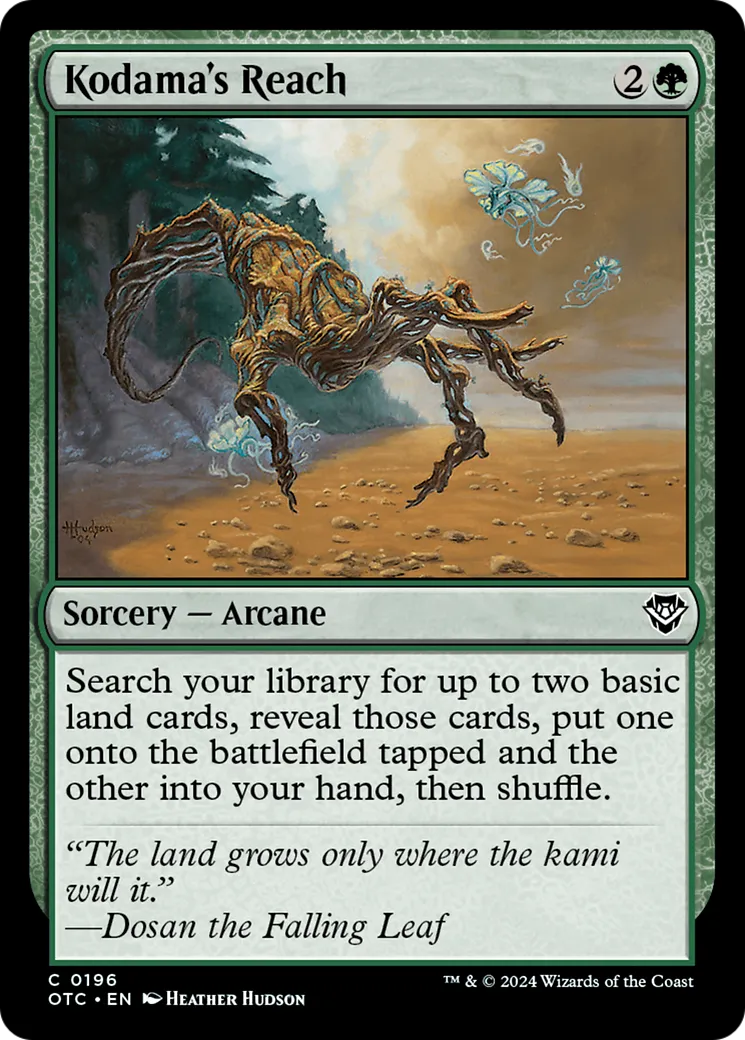 Kodama's Reach — Outlaws of Thunder Junction Commander — Magic: The Gathering