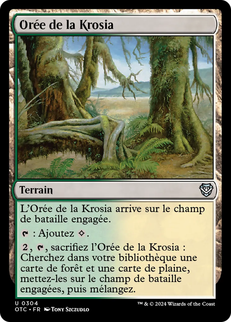 Orée de la Krosia — Outlaws of Thunder Junction Commander — Magic: The Gathering