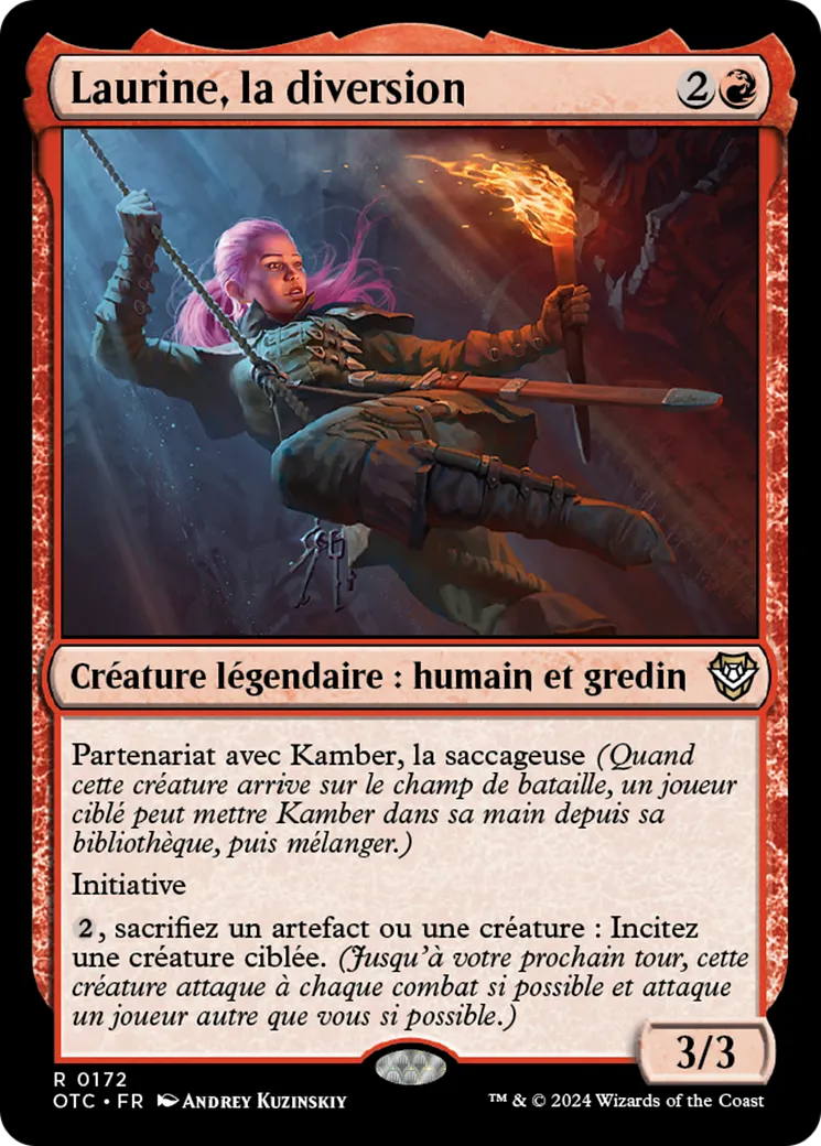 Laurine, la diversion — Outlaws of Thunder Junction Commander — Magic: The Gathering