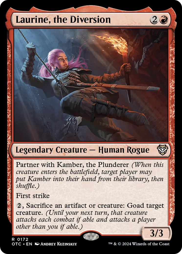Laurine, la diversion — Outlaws of Thunder Junction Commander — Magic: The Gathering