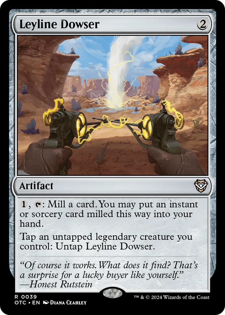 Leyline Dowser — Outlaws of Thunder Junction Commander — Magic: The Gathering