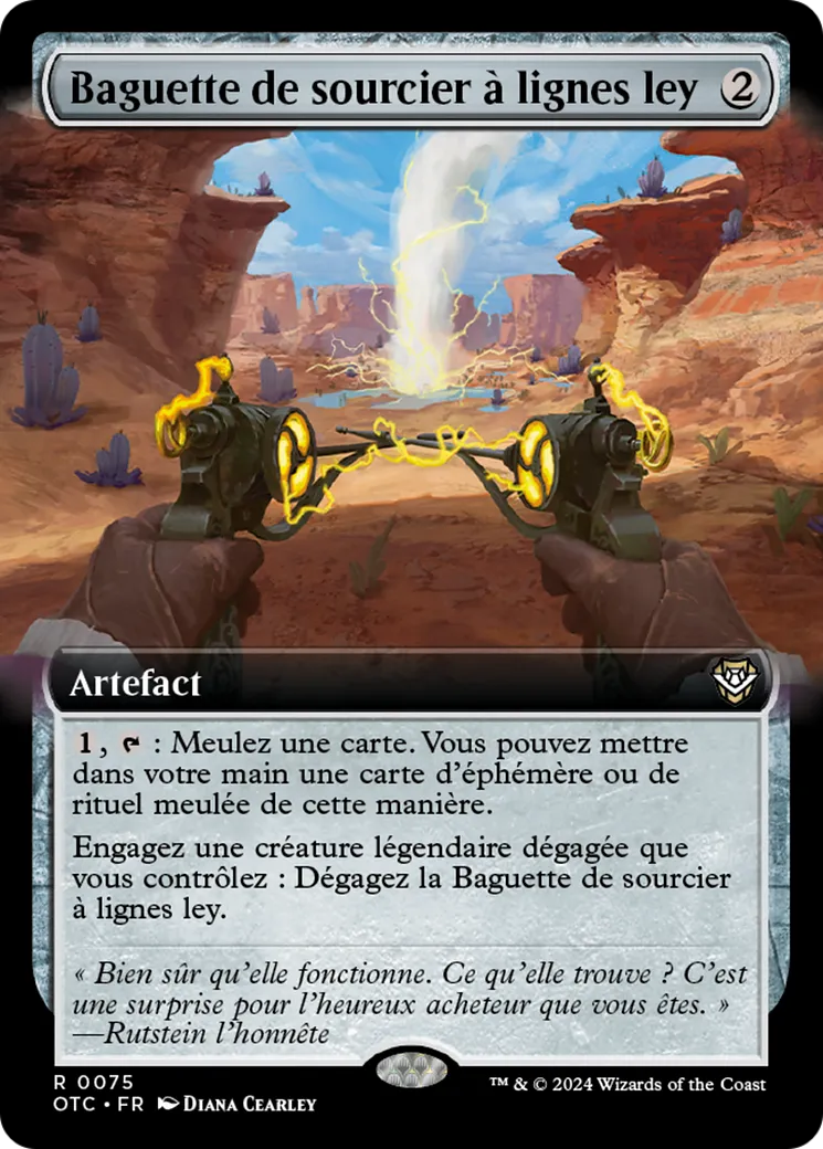 Baguette de sourcier à lignes ley — Outlaws of Thunder Junction Commander — Magic: The Gathering