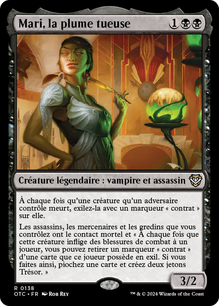 Mari, la plume tueuse — Outlaws of Thunder Junction Commander — Magic: The Gathering