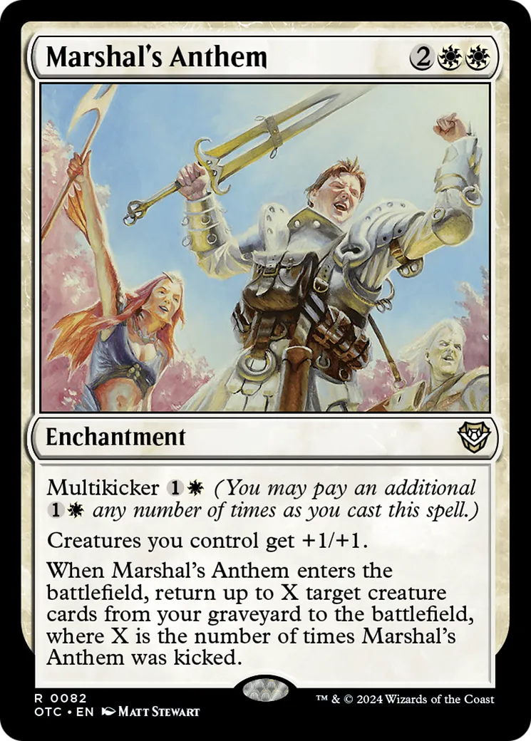 Antienne du maréchal — Outlaws of Thunder Junction Commander — Magic: The Gathering