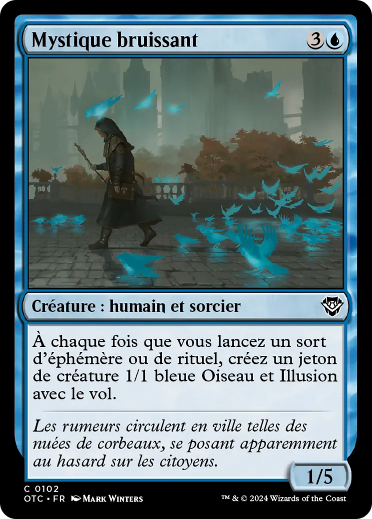 Mystique bruissant — Outlaws of Thunder Junction Commander — Magic: The Gathering
