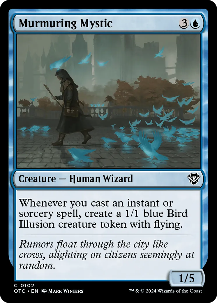 Murmuring Mystic — Outlaws of Thunder Junction Commander — Magic: The Gathering