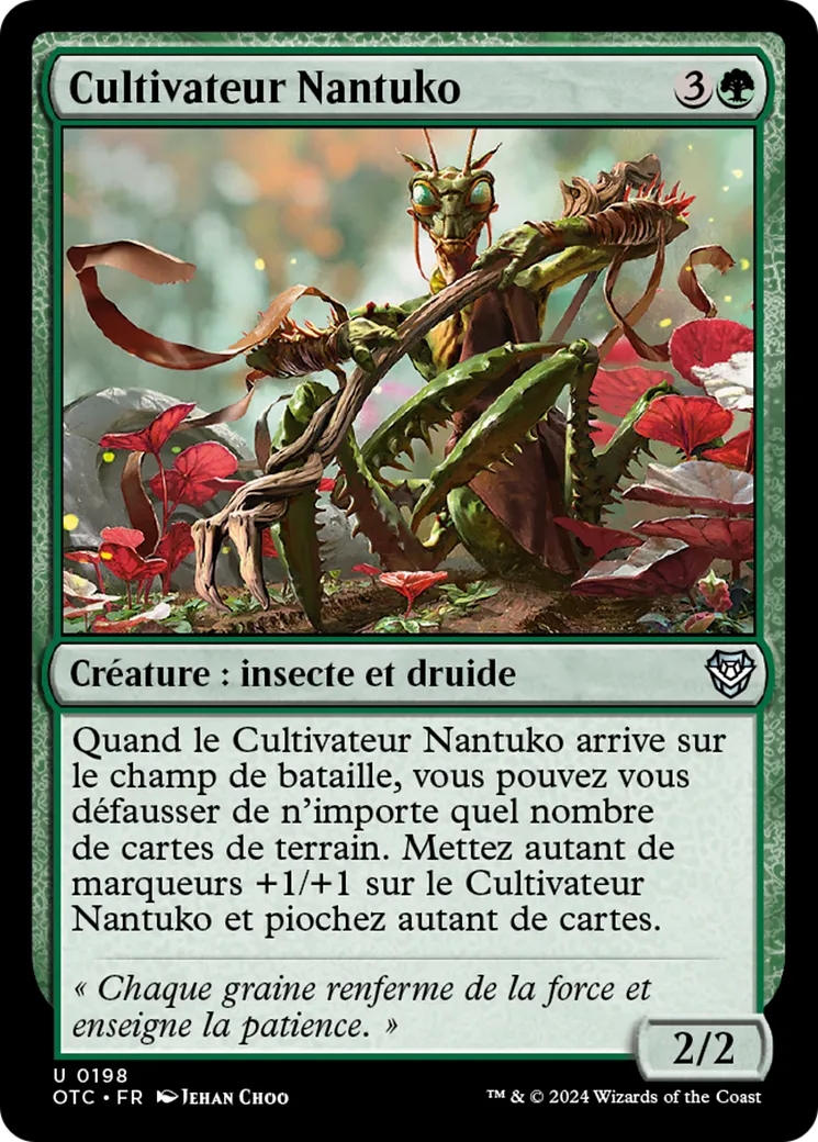 Cultivateur Nantuko — Outlaws of Thunder Junction Commander — Magic: The Gathering