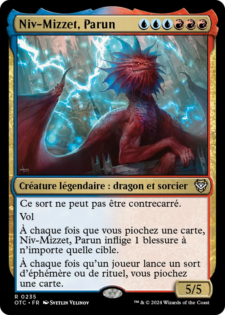 Niv-Mizzet, Parun — Outlaws of Thunder Junction Commander — Magic: The Gathering