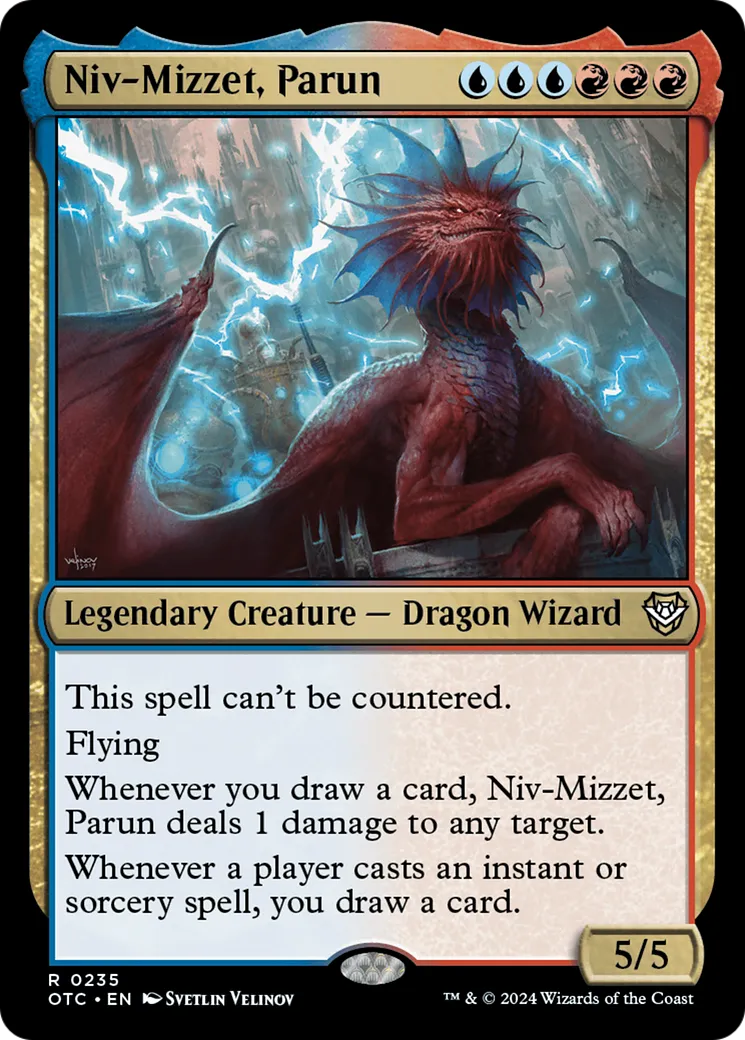 Niv-Mizzet, Parun — Outlaws of Thunder Junction Commander — Magic: The Gathering