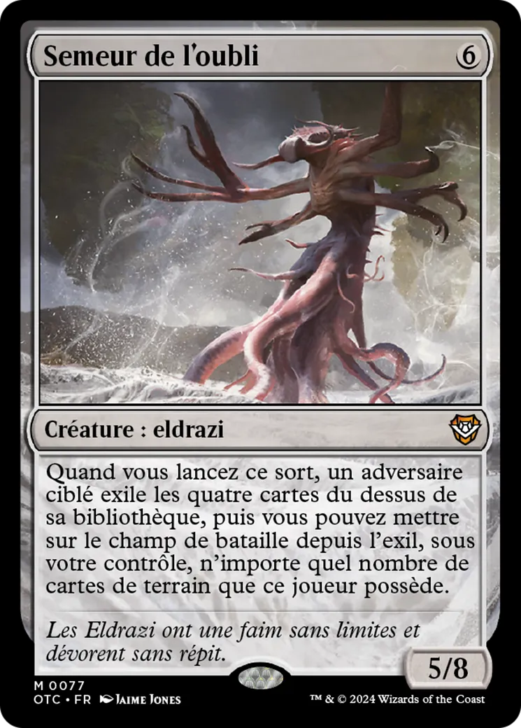 Semeur de l'oubli — Outlaws of Thunder Junction Commander — Magic: The Gathering