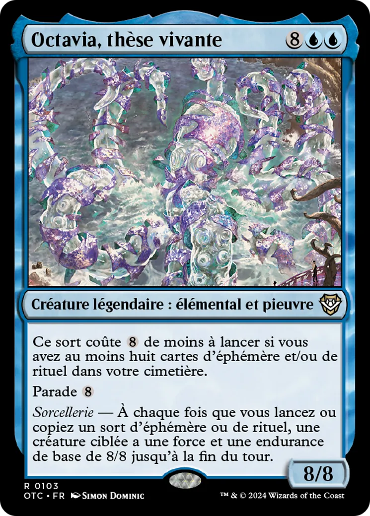 Octavia, thèse vivante — Outlaws of Thunder Junction Commander — Magic: The Gathering
