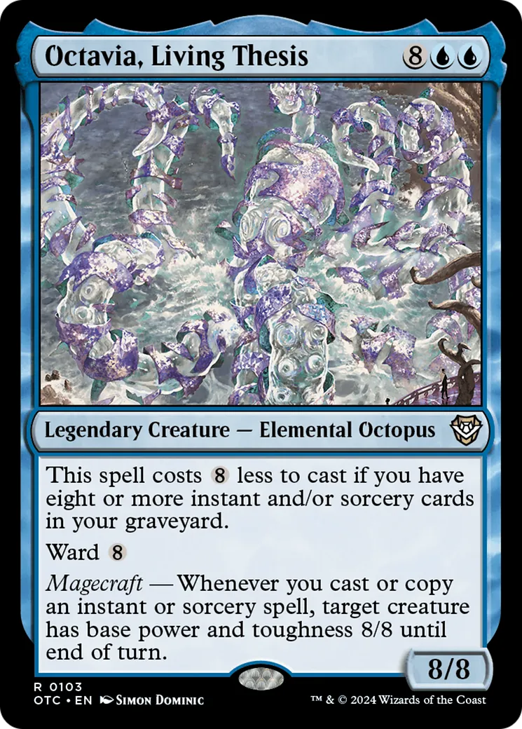 Octavia, Living Thesis — Outlaws of Thunder Junction Commander — Magic: The Gathering