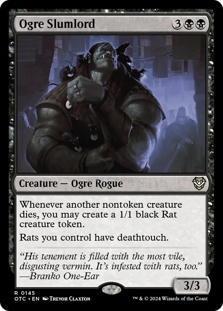 Ogre Slumlord — Outlaws of Thunder Junction Commander — Magic: The Gathering